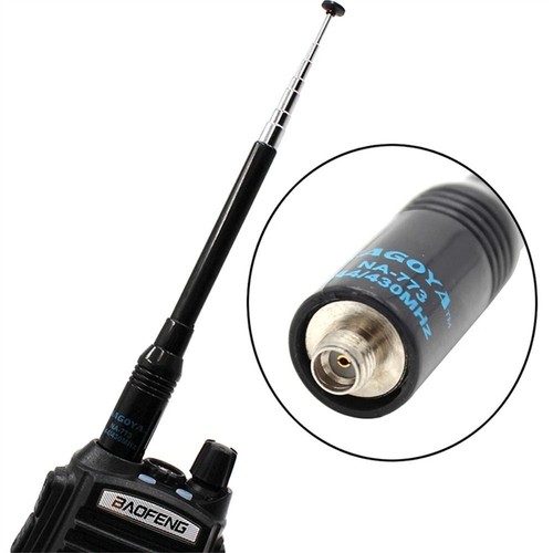 Telescopic Antenna Communication Equipment Walkie-talkie Aerial SMA-F Antenna - Zdjęcie 5 z 12