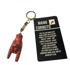 Malocchio Italian Evil Eye Protection Key Chain