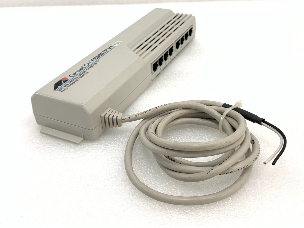 ファーストイーサネットタップスイッチ CentreCOM FS808TP V1 (RoHS