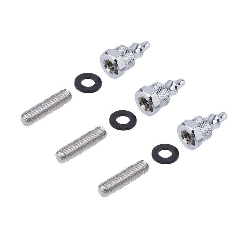 Chrome Windshield Mounting Spikes Screw Fit For Harley Touring Street