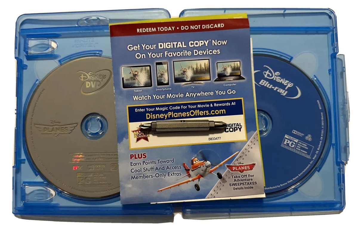 Planes (Blu-ray/DVD, 2013, 2-Disc Set, Includes Digital Copy