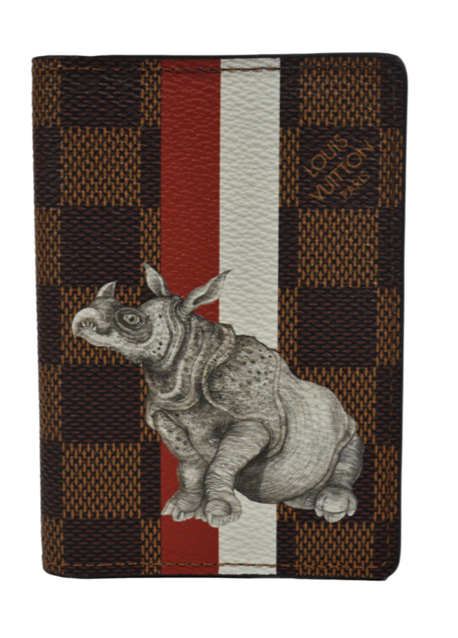 Louis Vuitton Chapman Brothers Rhino Brown Damier Logo Pocket