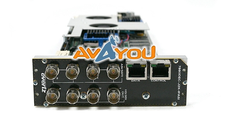 Evertz 7880DEC-J2K-IPASI ASI to HD/SD JPEG2000 Decoder H264 ASI Evertz 7880DEC-J2K-IPASI ASI to HD/SD JPEG2000 Decoder H264 ASI