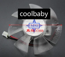 MSI   RJ-12615B  Graphics card cooling fan DC12V 0.1A 2Pin