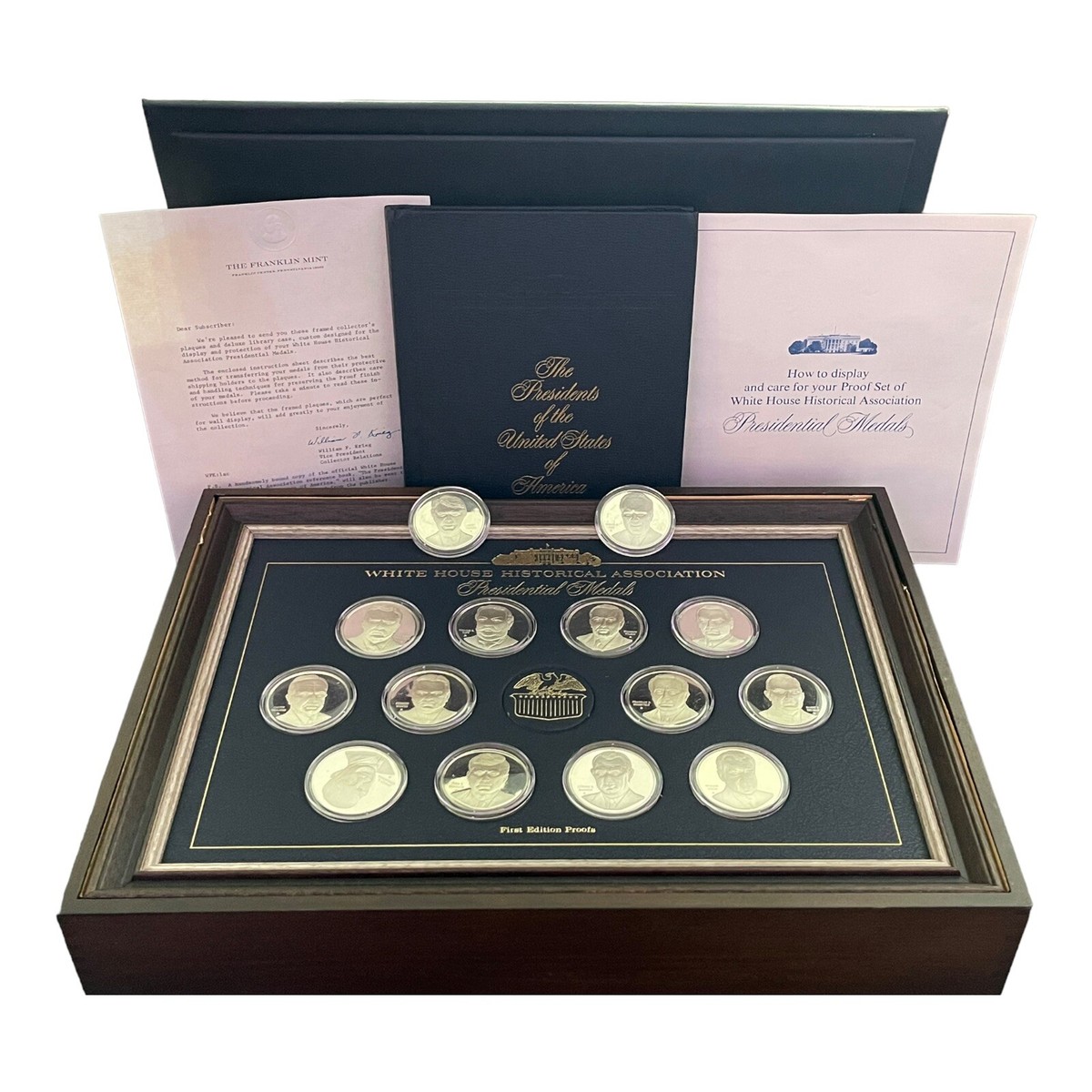 White House Historical Association 38 Sterling Silver Presidential