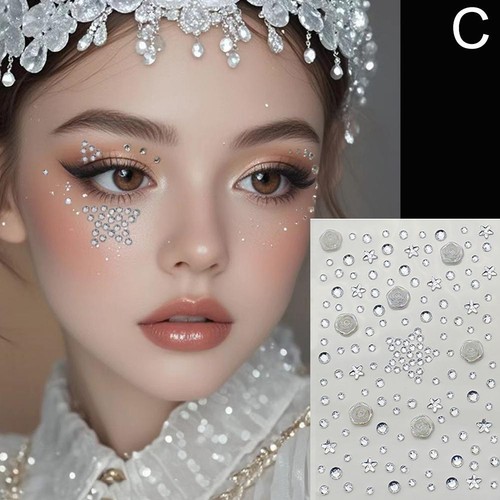 Eye Body Face Gems Self Adhesive Rhinestone Stickers Tattoo Makeup HOT