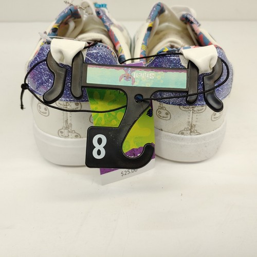 Lilo & Stitch Low Court Sneaker Schuhe Damengröße 8 weiß GroundUp Disney - Bild 8 von 12