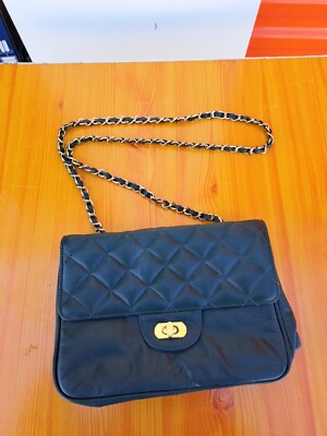 Talbots Green Leather Crossbody Pirse