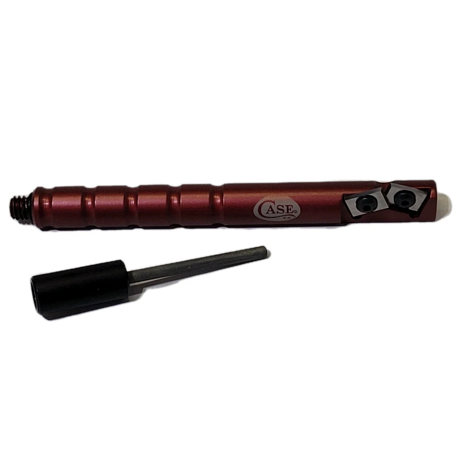 Case Tactical Sharpening Rod Knife Sharpener - Red / Black, #50302