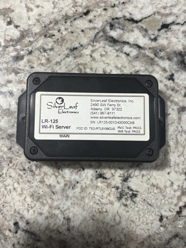 SilverLeaf LR-125 WiFi Server RV-C Newmar Winnebago QC Verified PASS 09/2022