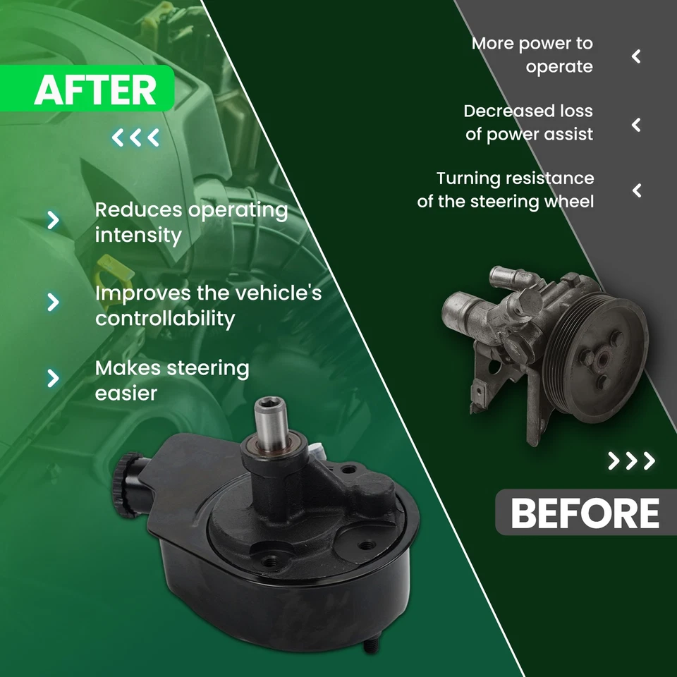 Bomba de dirección asistida apta para Chevrolet C1500 K1500 Tahoe GMC C2500 K2500 Yukon Foto 4 de 4