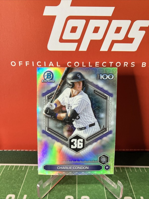 Bowman Chrome Baseball 2026 Top 100 Charlie Condon 