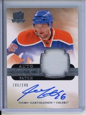 2011-12 Upper Deck The Cup Rookie 114/249 Teemu Hartikainen #159 Patch Auto