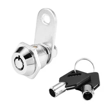 Kitmose 1 Pack Tubular Cam Lock with Keys, 5/8 Cylinder Cabinet Drawer Locks ...
