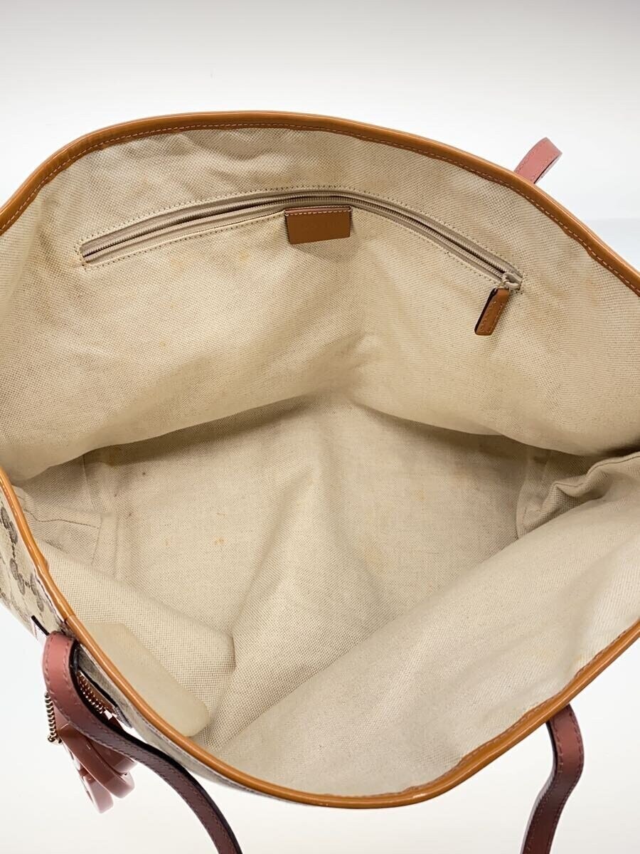 GUCCI Jolie Tote Bag, GG Canvas, Beige, Brown, All-Over