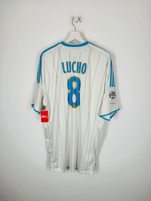MAILLOT DE FOOTBALL OLYMPIQUE DE MARSEILLE 2009/2010 DOMICILE - LUCHO #8 (XXL) - Photo 1/4