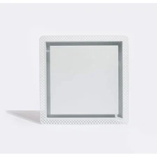 FITTES Flush Exhaust Mount (Lite) 14.25" x 14.25" Decorative Plastic in White