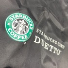 VTG 2003 Starbucks Card DUETTO PROMO Drawstring Backpack! Bag Black NWT 14 x 18 — photo 7