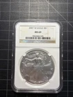 USA American Silver Eagle 2007 W NGC MS69