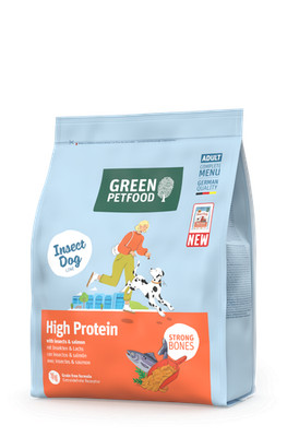 Green InsectDog Petfood High Protein with Insects & Salmon (3kg)