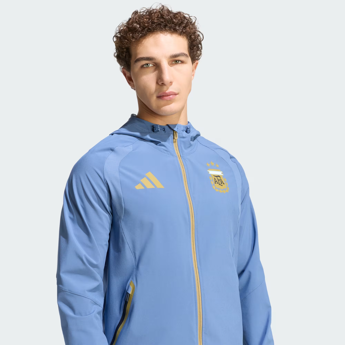 Argentina National Team Tiro 26 Travel Windbreaker Jacket - ADIDAS