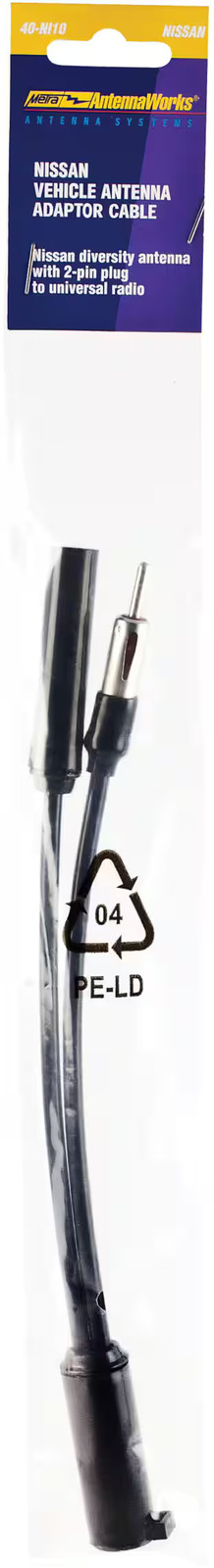 Metra - Antenna Adapter for Select 1987-2006 Infiniti/Nissan - Black