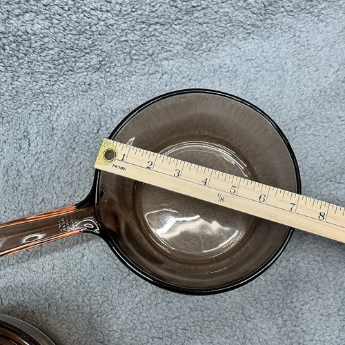Pyrex Amber Vision Corning Ware USA Double Boiler, 3 Piece 1.5 Liter Lid - Picture 7 of 8