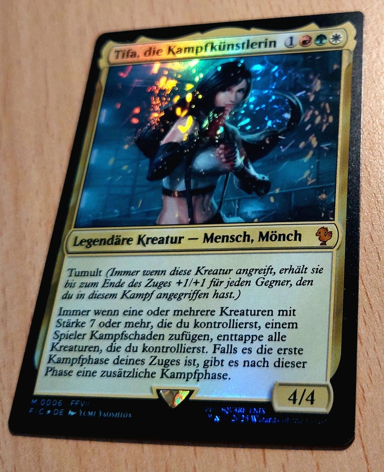 Mtg Magic FOIL Tifa, die Kampfkünstlerin, Martial Artist, DEUTSCH, Final Fantasy - Bild 4 von 4