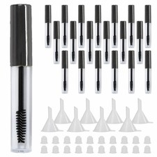 20 Pcs 4ml Transparent Reusable Empty Bottle Tube Container Makeup Vials Cosm...
