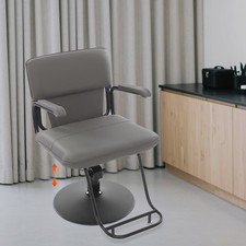 Adjustable Barber Chair, Hydraulic Salon Styling Chair, 360  Swivel Barber Chair