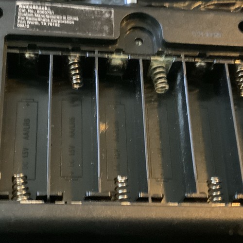 Vintage Radio Shack Remote Control “twin Turbine” Missing Side Cover Piece - Picture 11 of 12