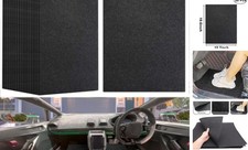 20PCS Black Disposable Car Floor Mats 19.6x15.7 Inch Heavy-Duty Automotive