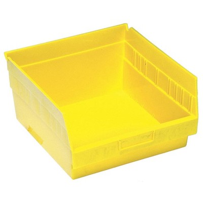 QUANTUM STORAGE SYSTEMS QSB809YL Shelf Bin,Yellow,Polypropylene,8 in 33Z312
