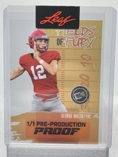 2024 LEAF PressPass Metal GEORGE MCINTYRE Fields of Fury Pre-Production Proof /1