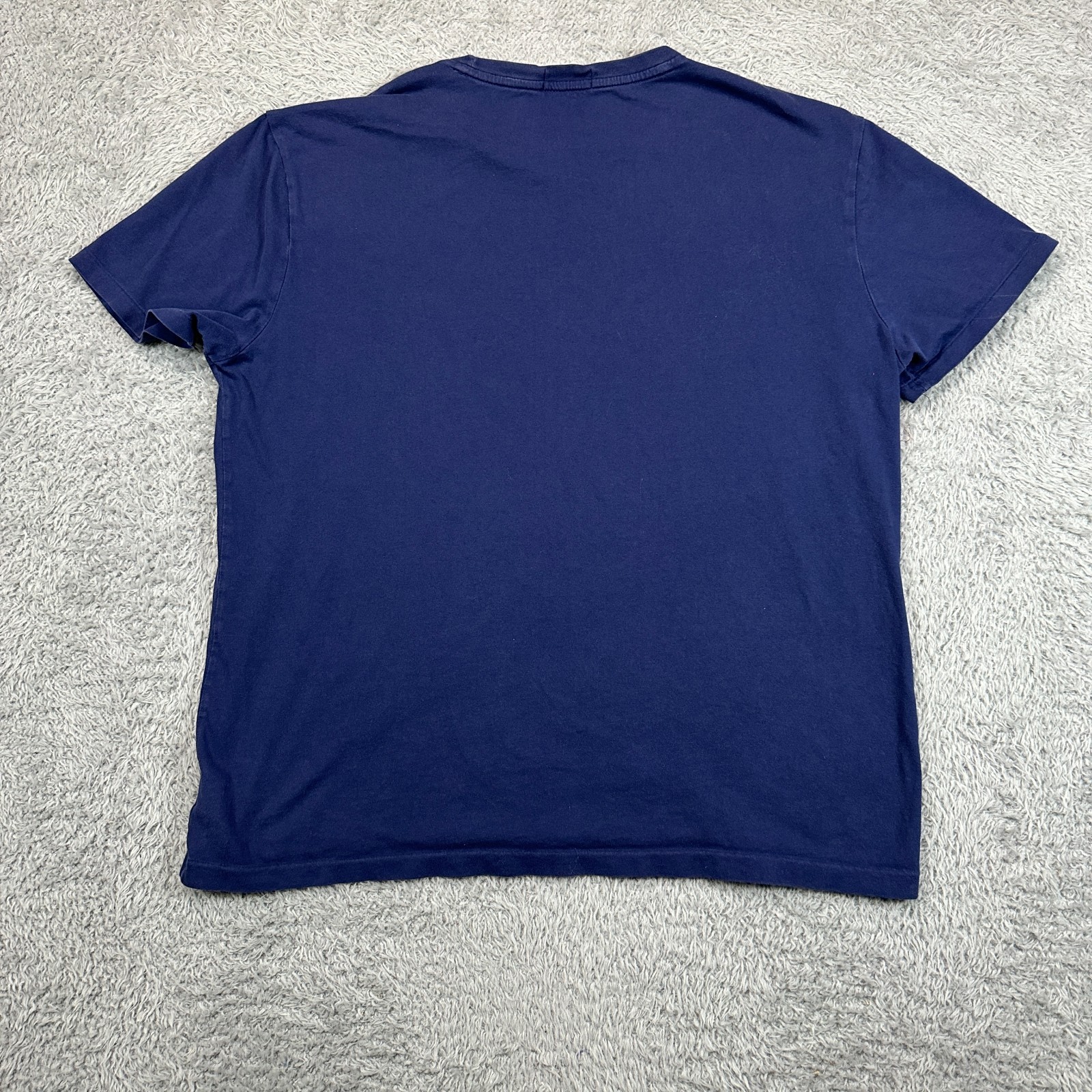 Polo Ralph Lauren T Shirt Uomo L Blu Manica Corta Pony Grafica Pastello Arcobaleno