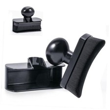 Car Tire Shine Applicator,Vegan Tire Shine Applicator with Curved Brush Black