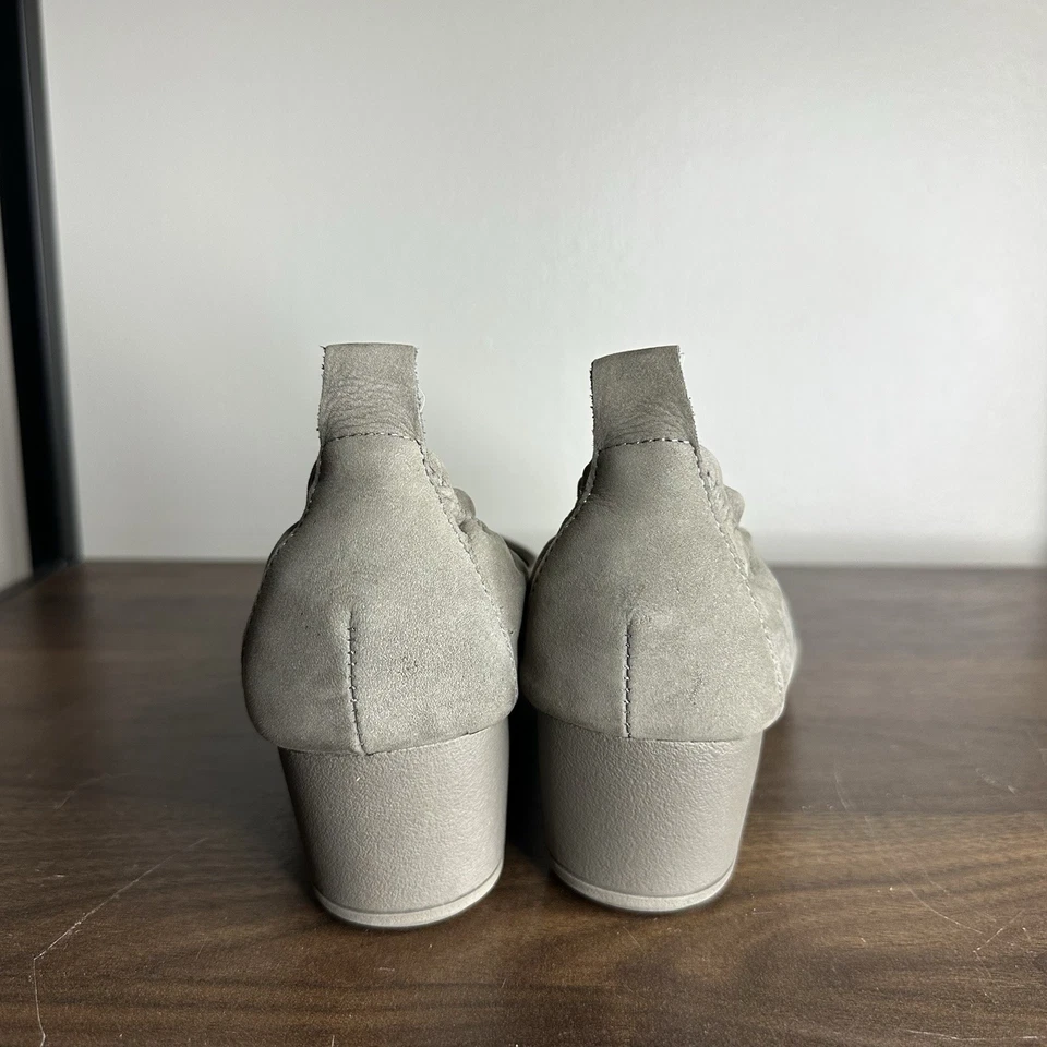 Blondo Taupe Leather Etta Waterproof Wedge Heels Sz 7.5 Womens  - Изображение 3 из 4