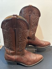 Cowboy Boots/Unbranded/ Made In The USA/Brown Leather