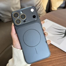Mag Safe Slim Glossy Rugged Case W/ Lens Flim For iPhone 17 Pro Max 16 15 14 13 