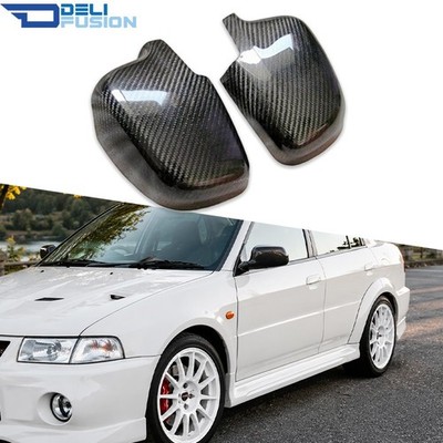 Fits 1998-1999 Mitsubishi Evolution EVO 4- 5-6 CP9A OEM Carbon Mirror Cover SET