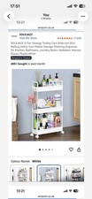 Brand New Still In Bow Storage Trolley White