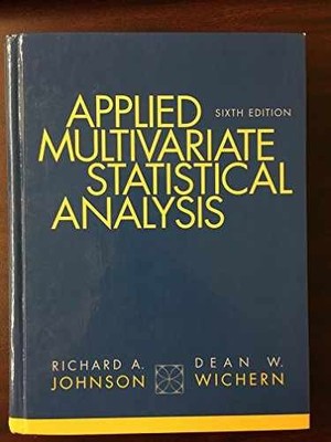 Applied Multivariate Statistical - Hardcover, by Johnson Richard A.; - Very Good