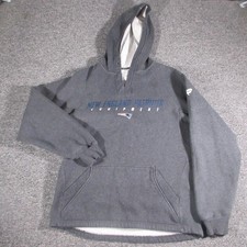 Bill Belichick Hoodie Sweatshirt Mens M Gray NFL Football New England Patriots
