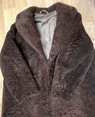 Stunning Heavy Pure Shearling Coat Women’s S / M Sheepskin - Picture 2 of 14