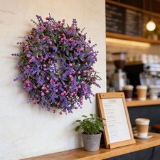 Spring Wreaths for Front Door Purple Elegant Lavender Floral Wreath Home Decor