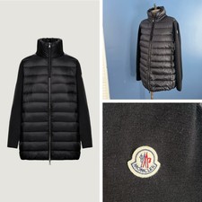 Moncler MAGLIONE Tricot Wool Knit & Quilted D...