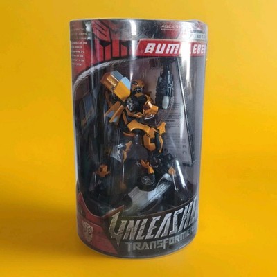 Transformers Bumblebee Unleashed Figur + Steelbook Transformers DVD Sammler