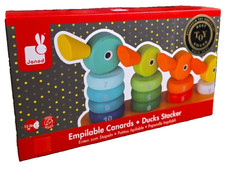 Janod Wooden Ducks Stacker Best Toy Award Age 12 mos  Brand New