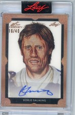 2022 Leaf Art of Hockey BORJE SALMING Base AUTO Autograph 16/40