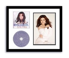 Idina Menzel Autographed Signed 11x14 Custom Framed CD Photo Holiday Wishes ACOA